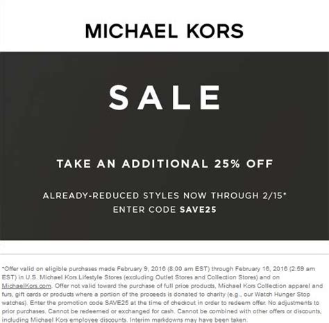 micheal kors coupon code|michael kors coupon 2024.